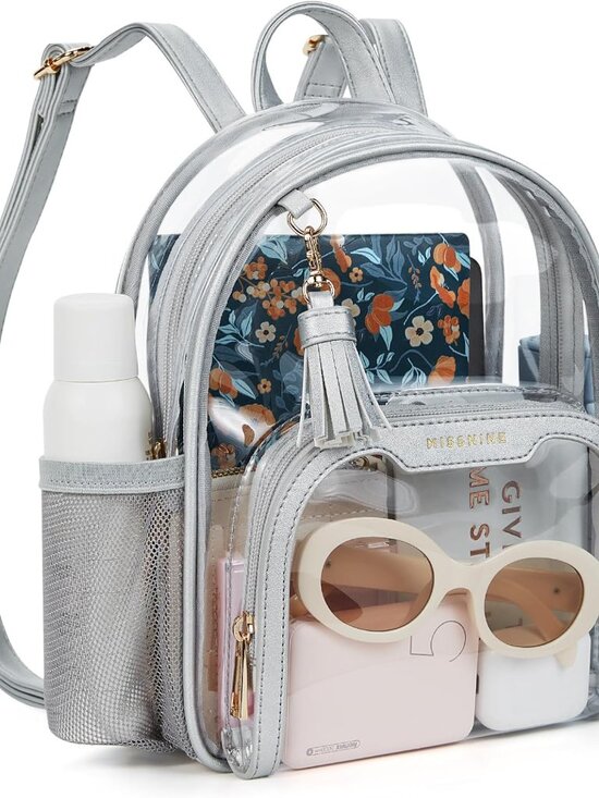 Other - Small Clear Backpack for Stadium Events Anti-theft Mini Clear Bag for Sport Even